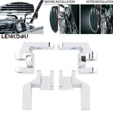 Driver Floorboard Relocation Kit For Harley Touring Street Road King Glide 