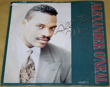 Alexander O’Neal - All True Man 7” P/S. Rare 1991 UK Jukebox 1st Press.