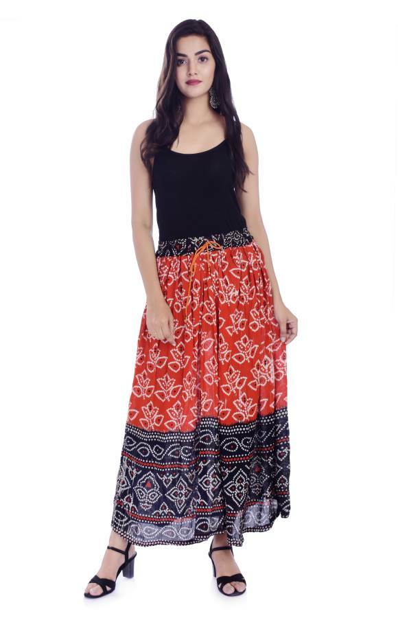 Falda India Gitana Kjol Jupe Vintage Étnica Boho Hippie Retro Rayon Rock