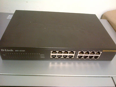 D-Link DES-1016D 16-Port 10/100Mbps Ethernet Network Switch