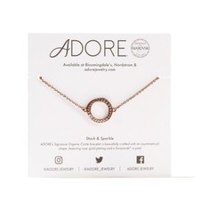 Adore by Swarovski Organic Circle Bracelet in Rose Gold $39 Value