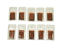 Lot of (100) 1/8" HSS Double End Drill Bits Full Grounded Titanium 500555A