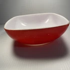 Vintage Pyrex Red Large Square Ovenware Bowl 2.5 Quarts