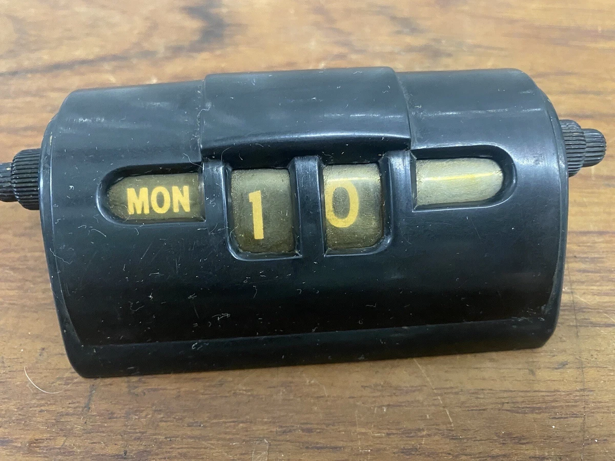 Zephyr Bakelite Perpetual Calendar 1950s Vintage Desk Calendar | eBay