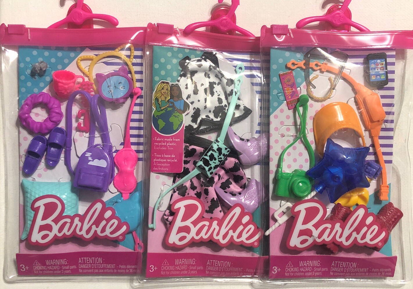 New Mattel Barbie Accessories & Chelsea Doll Lot of 9 Sets *MIP*