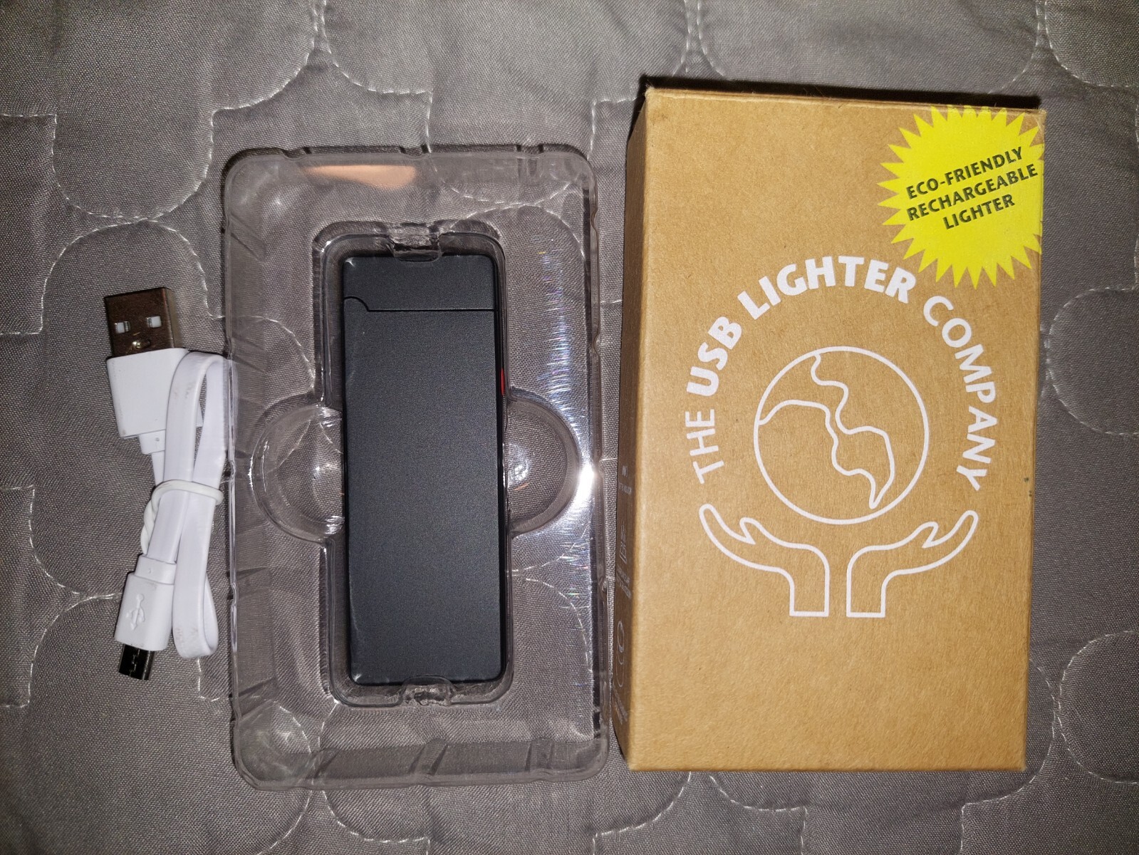 Company Rechargeable Slim Lighter Black Matte