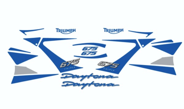 Triumph Daytona 675 2010 Aufkleber Kit-image