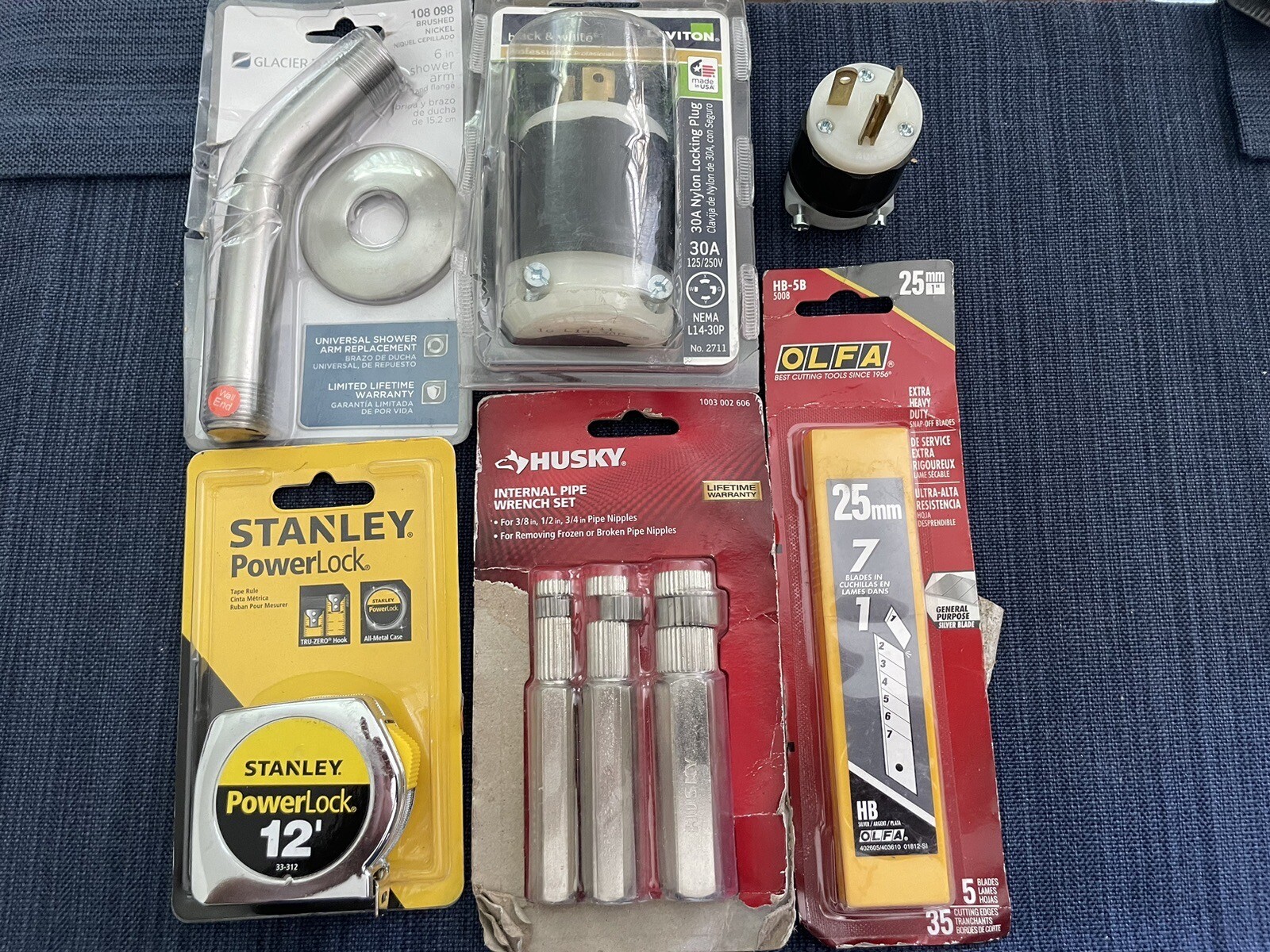 Husky 3Piece Internal Pipe Wrench Set For 3/8”, 1/2” & 3/4” Nipple And