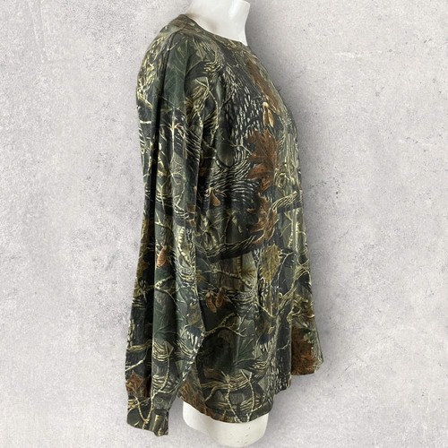 Cabelas Camo Shirt Mens 2XL Seclusion 3D Hunting Pullover Military 1440 - Picture 3 of 11