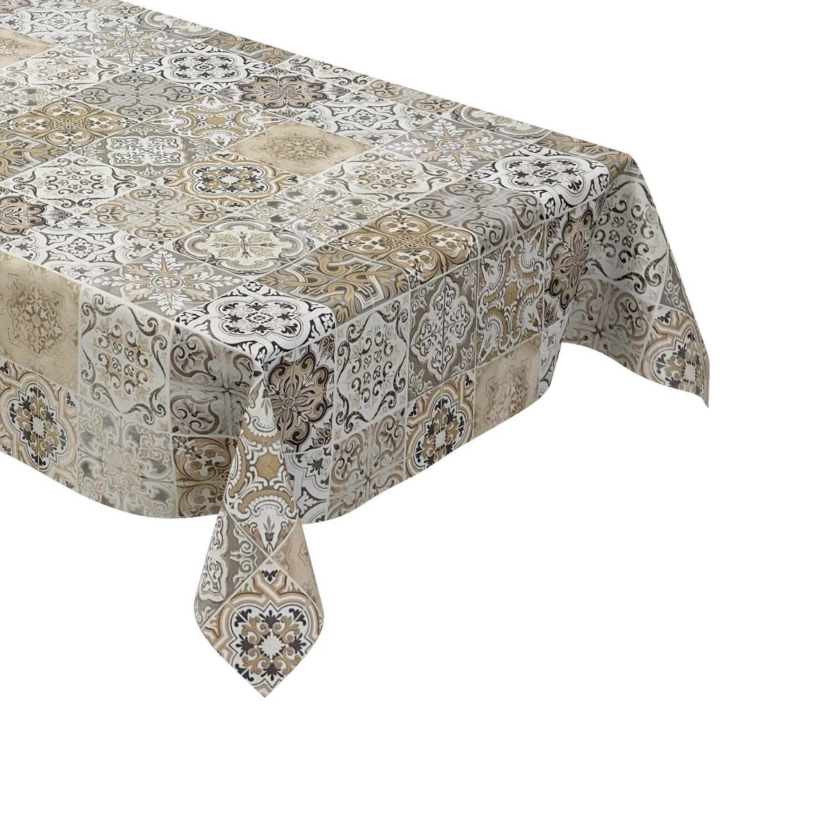 Arquiel Tovaglia rettangolare in pizzo, tovaglia in macramè con fiori