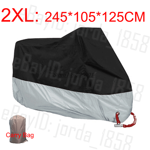 L-XXL Motorcycle Cover Motorbike Cruiser Scooter Motor Bike Waterproof Storage - Picture 15 of 16