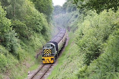 British Rail Class 14 D9526 CROWCOMBE - 6 x 4 Qualitäts Foto Eisenbahn Druck