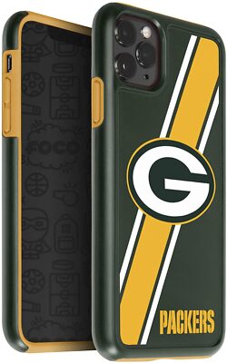 FOCO NFL Green Bay Packers Dual Hybrid Case For Apple iPhone 11 Pro, XS & X