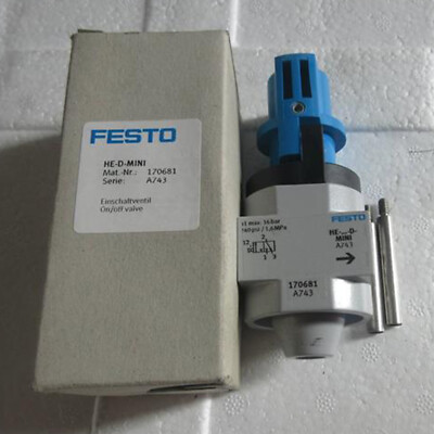 Festo HE-D-MINI 170681 Valve New One Free Shipping HEDMINI | eBay