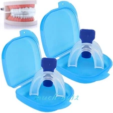 2pcs Anti Snoring Mouthpiece Sleep Apnea Snore Stop Snoreless Sleep Jaw Solution