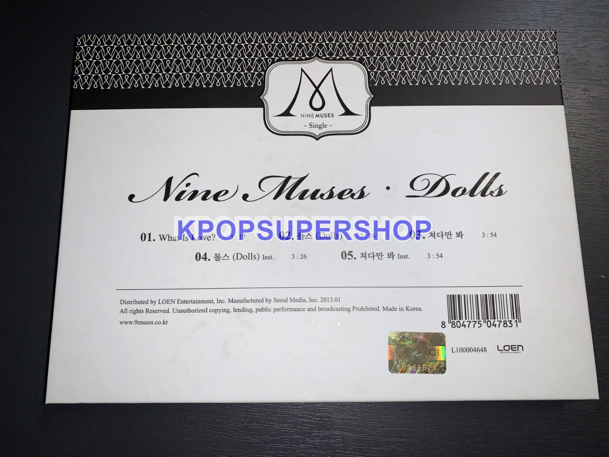 Nine Muses 2nd Single Album Dolls CD Great Condition Out of Print