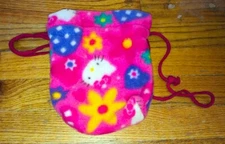 Hello Kitty Small Draw String Bag Purse Pink Japanese Import