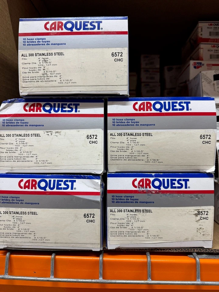 CQ 6572 Hose Clamps Fits 4" hose 4" pipe Dia. 4 1/16-5" Stnlss Steel - BOX OF 10 - Image 4 of 4