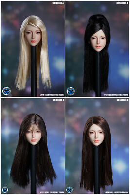 SUPER DUCK SDH030 1/6 Female Beauty Girl Head Sculpt For 12'' PH TBL Body Dolls