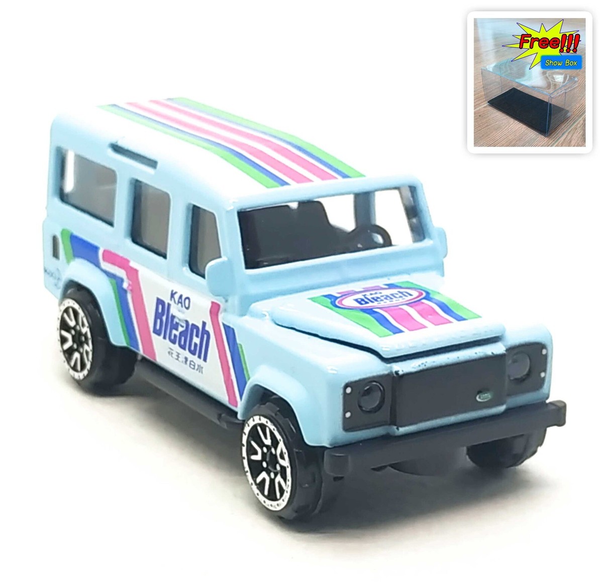 Majorette Land Rover Defender 110 - Bleach - Light Blue 1:60 (3