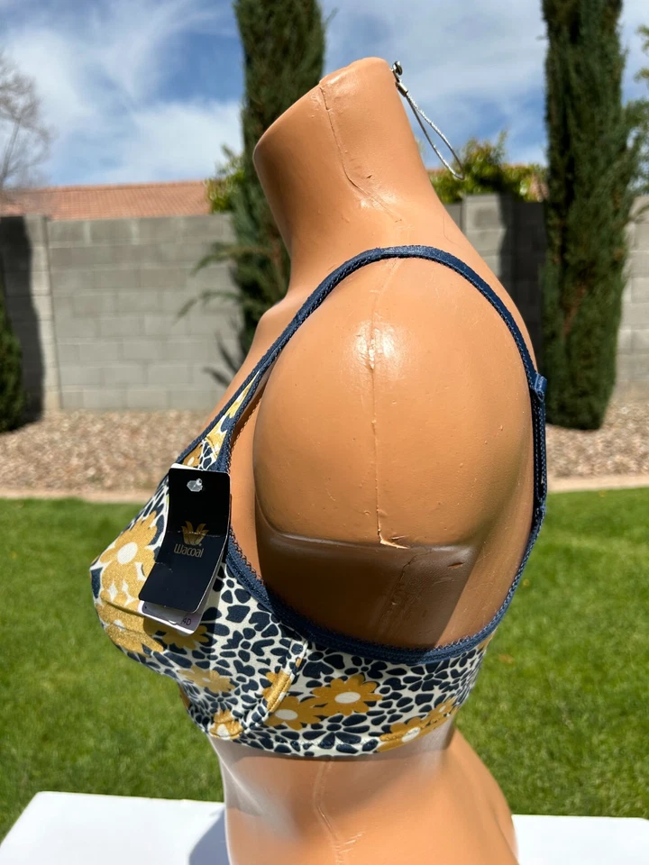 Wacoal 855292 основной красоты бесшовный футболка бюстгальтер 34D цветочный принт на косточках новый с Ярлыками - Изображение 3 из 4