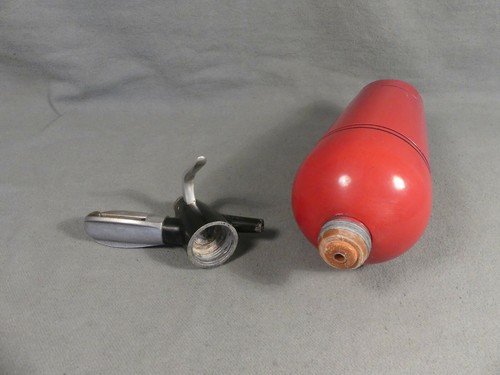Salpicadero de agua Heimsyphon Soda Siphon vintage rojo años 60 n.o 16 - Imagen 6 de 7