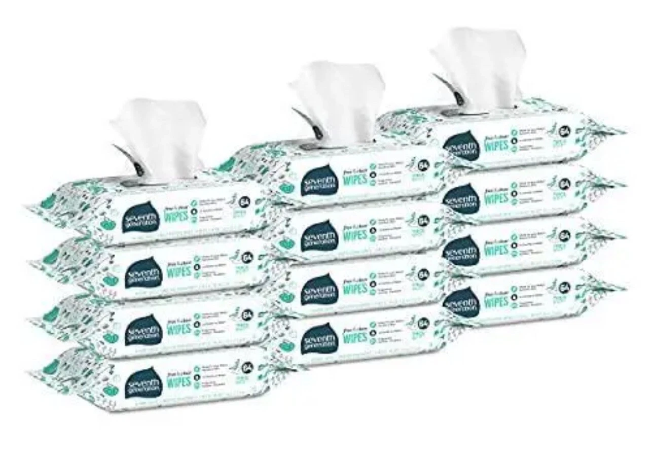 12 Pack Seventh Generation Baby Wipes, 768 count, Made for Sensitive Skin
Opens in a new window or t
