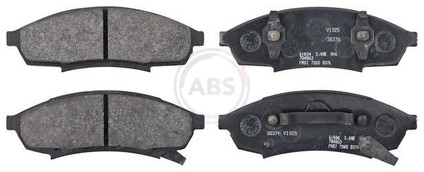 A.B.S. 38376 Bremsbelagsatz, Scheibenbremse Vorne FüR Buick Chevrolet-image