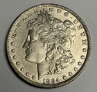 AU 1884-O Morgan Silver Dollar (lt cleaning?), U.S. $1 Coin Almost Uncirculated