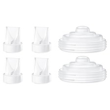 4PCS Duckbill Valves 2PCS Silicone Diaphragm Compatible with Momcozy V4pc D2pc