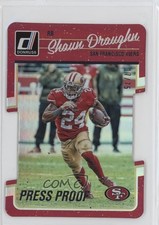 2016 Donruss Press Proof Silver Die-Cut /75 Shaun Draughn #258 0i1b
