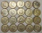 1964 P KENNEDY HALF DOLLAR - FULL ROLL - 20 COINS 90% SILVER PHILADELPHIA