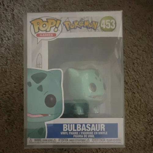 Funko Pop! Pokémon Bulbasaur Vinyl Figure #453 Video Games Green Vinyl