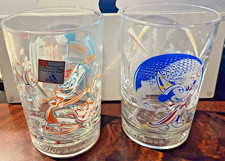 SET OF 2 Walt Disney World The Magic 25th Anniversary McDonalds Glass