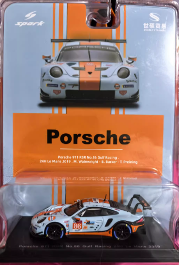 Spark 1/64 911 RSR Gulf 24H Le Mans 2019 Suzhou GT Show 2026