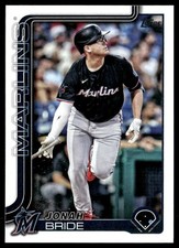 Jonah Bride 2025 Topps #585 Miami Marlins