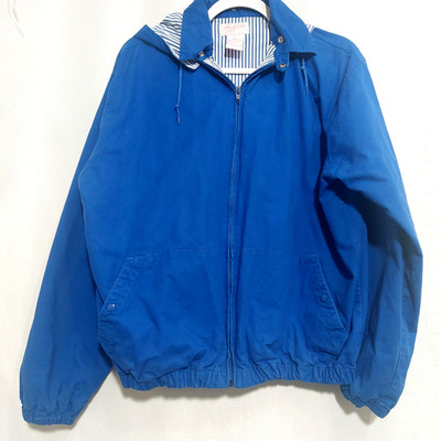 Vintage Carriage Court Sport Jacket Womens Large Line Removeable Hood Drawstring