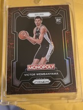 Panini Prizm Monopoly Victor Wembanyama Rookie #81 Spurs NBA Basketball Card