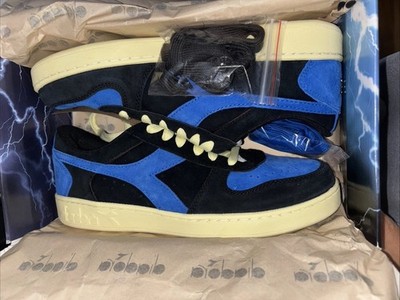 NEW Diadora x Marvel Mens Sz 9 Magic Basket Low STORM c8327 Suede Shoes