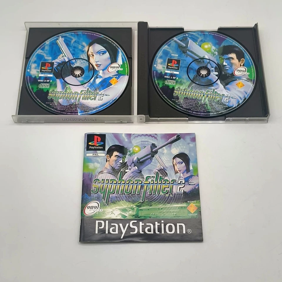 SYPHON FILTER 2 EDIZIONE ITALIANA - PS1 PLAYSTATION 1 - COMPLETO TESTATO - Immagine 4 di 4