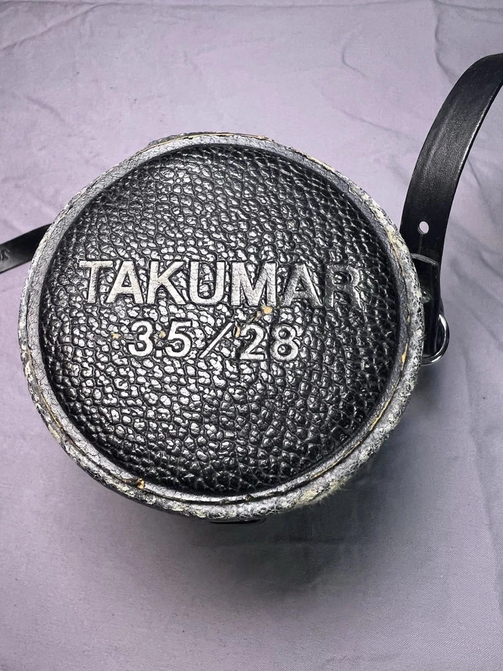 Estuche para lentes Asahi Takumar 3,5/28 mm y bolsa para capucha Pentax 28 mm F3,5 Foto 3 de 4