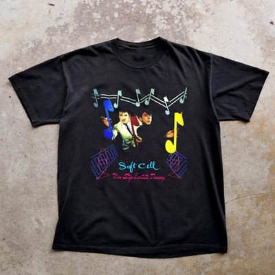 Soft Cell - Non Stop Ecstatic Dancing Short Sleeve Black All Size  Shirt OB09