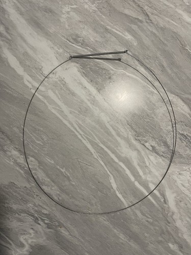 Original Hotpoint Whirlpool Waschmaschine Türdichtring Haltefeder hinten