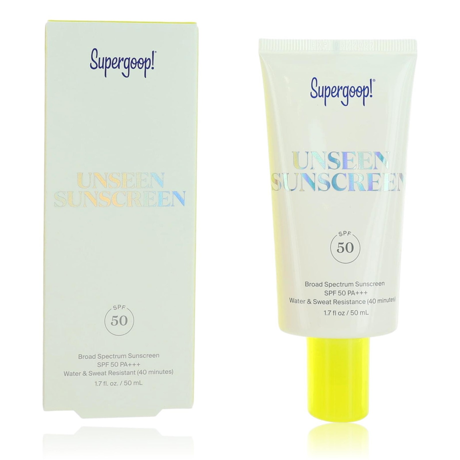 Supergoop Unseen Sunscreen SPF 50 1.7 oz Weightless Broad Spectrum Protection