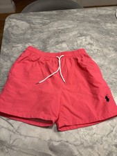 Boys Very Small Pink Swim Trunks