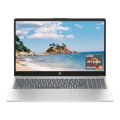 HP 15-FC0099NR 15.6 ''Touchscreen Display, AMD Ryzen 3 7320U, 8 GB RAM 128 GB SSD