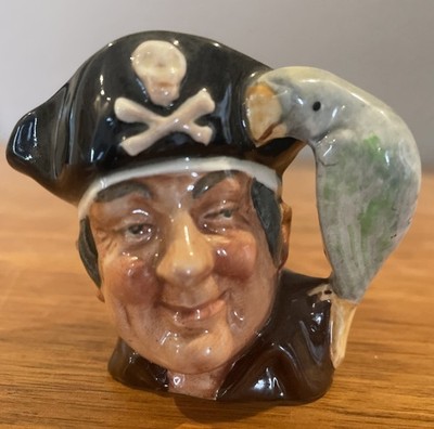 Royal Doulton Character Jug Long John Silver D6512 2.5  Miniature 1951
