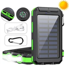 Super 1000000mAh USB Portable Charger Solar Power Bank for Cell Phone 2025 US