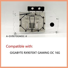 Granzon GPU Water Block Use For GIGABYTE RX9070XT GAMING OC 16G A-GV9070GMOC-X