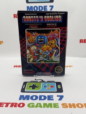 Ghosts 'n Goblins CIB (NES, 1986) - Box, Cartridge, Manual, & Styrofoam Insert
